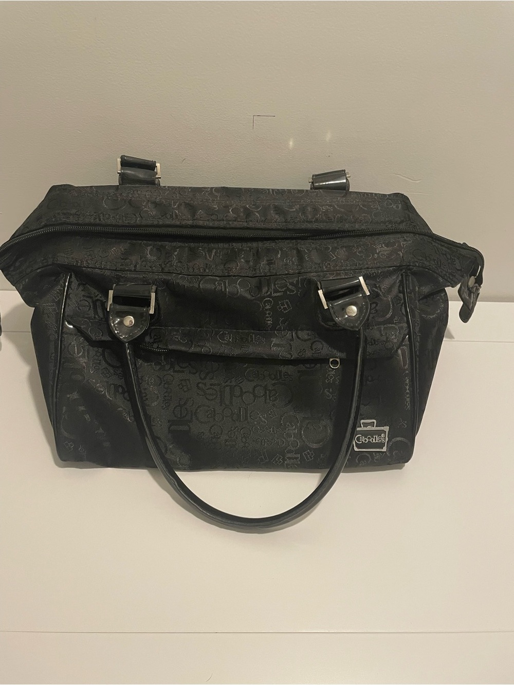 Caboodles Brand Envy Style Make Up Bag Modern Structured Design Black